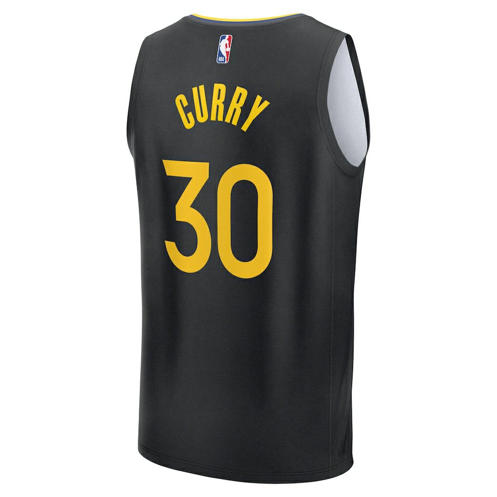 Stephen Curry Golden State Warriors Fast Break Replica Player Jersey for sale Statement Editi- Black | Fanatics Near Me