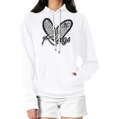 Los Angeles Kings G-III 4Her by Carl Banks Women's Animal Print Heart Fleece Pullover Hoodie - White - NHL 202213917