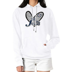 Winnipeg Jets G-III 4Her by Carl Banks Women's Animal Print Heart Fleece Pullover Hoodie - White - NHL 202213948