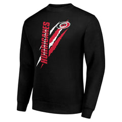 Carolina Hurricanes Starter Color Scratch Pullover Sweatshirt - Black - NHL 202215724
