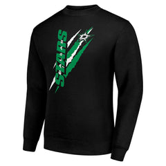 Dallas Stars Starter Color Scratch Pullover Sweatshirt - Black - NHL 202215730