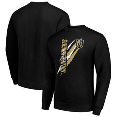 Vegas Golden Knights Starter Color Scratch Pullover Sweatshirt - Black - NHL 202215752