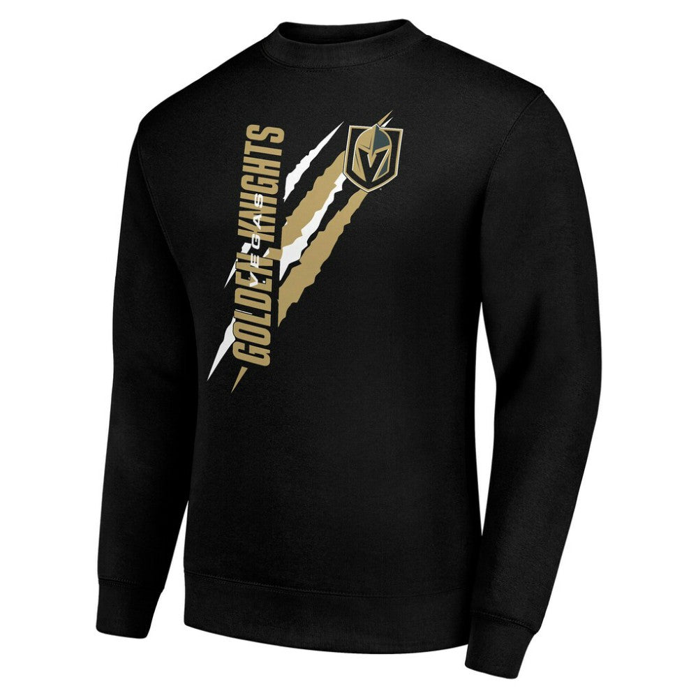 Vegas Golden Knights Starter Color Scratch Pullover Sweatshirt - Black - NHL 202215752