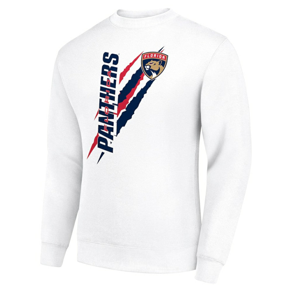 Florida Panthers Starter Color Scratch Pullover Sweatshirt - White - NHL 202215767