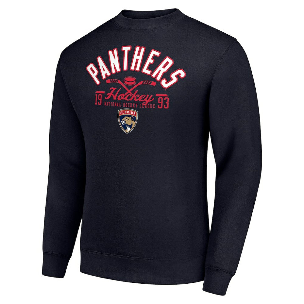 Florida Panthers Starter Stick And Puck Logo Fleece Pullover Sweatshirt - Navy - NHL 202215867