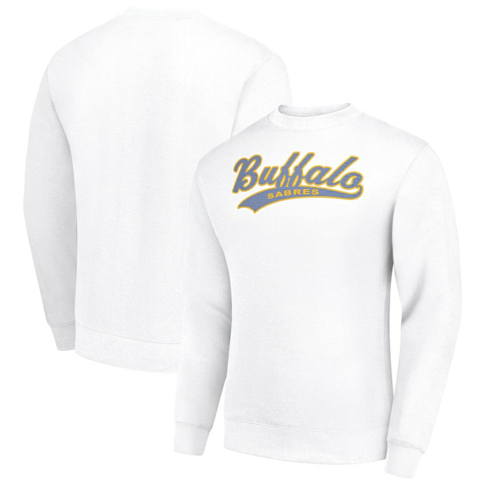 Buffalo Sabres Starter  Tailsweep City Pullover Sweatshirt - White - NHL 202215898