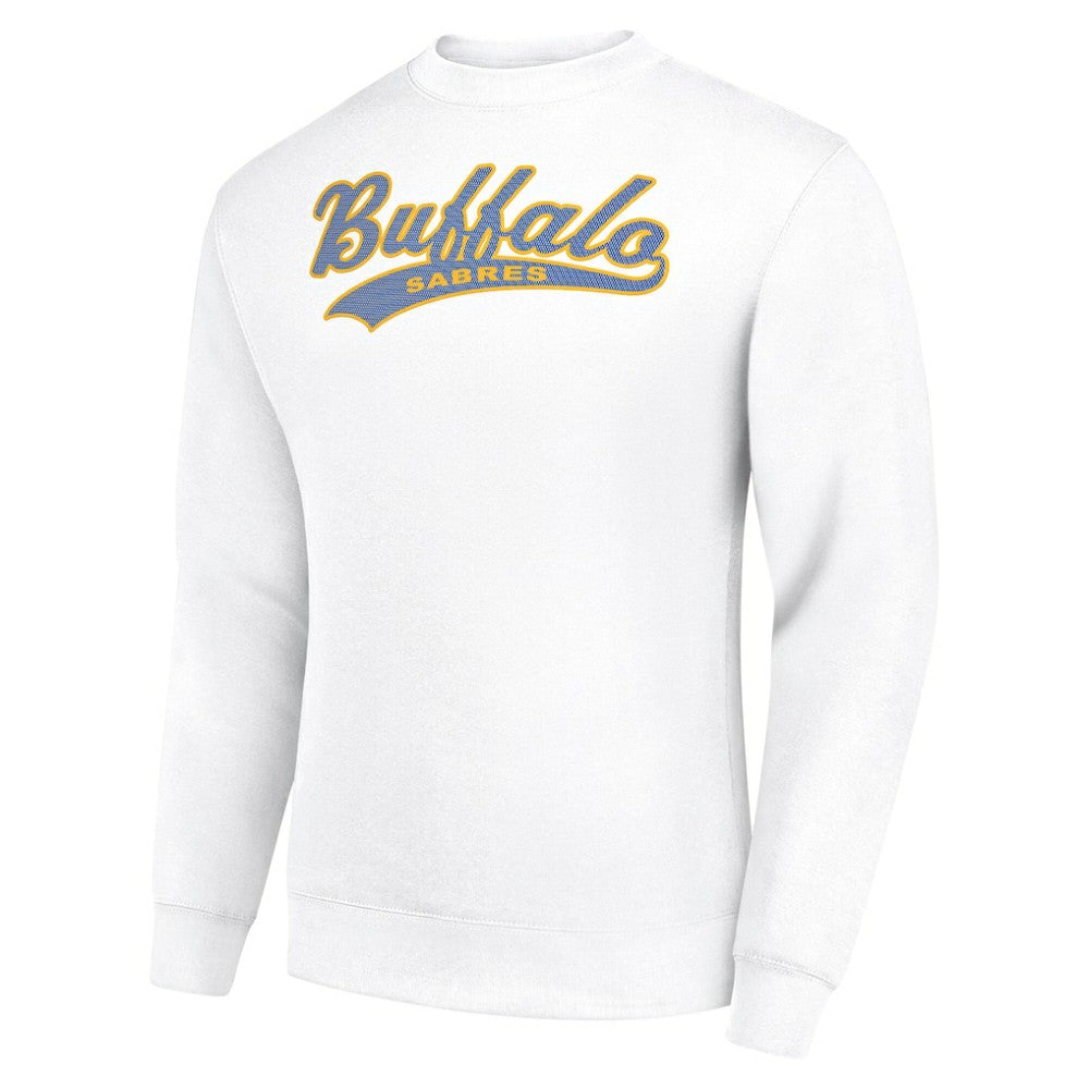 Buffalo Sabres Starter  Tailsweep City Pullover Sweatshirt - White - NHL 202215898