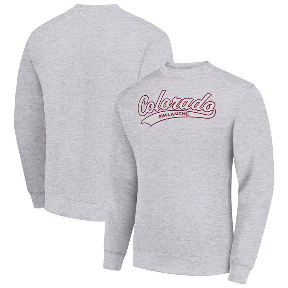 Colorado Avalanche Starter  Tailsweep City Pullover Sweatshirt - Heather Gray - NHL 202215929