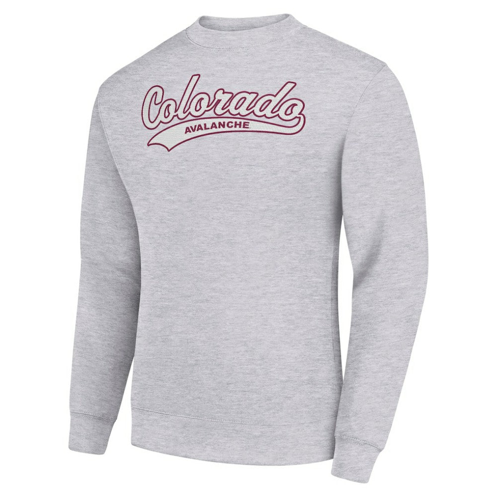 Colorado Avalanche Starter  Tailsweep City Pullover Sweatshirt - Heather Gray - NHL 202215929