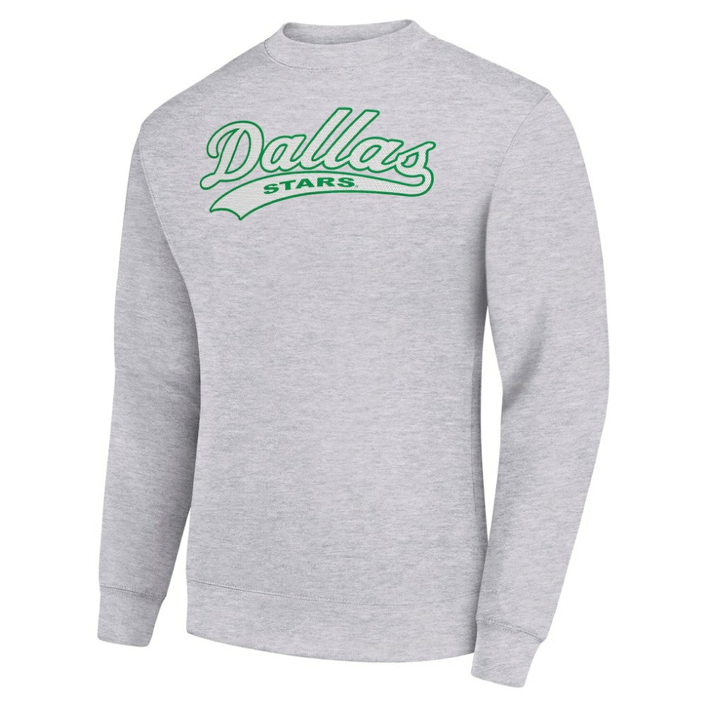 Dallas Stars Starter  Tailsweep City Pullover Sweatshirt - Heather Gray - NHL 202215933