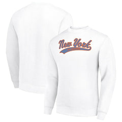 New York Islanders Starter  Tailsweep City Pullover Sweatshirt - White - NHL 202215936