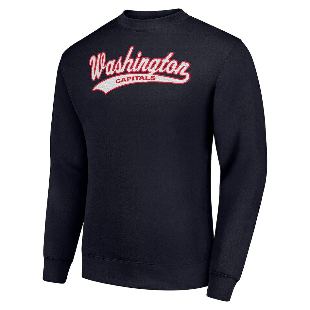 Washington Capitals Starter  Tailsweep City Pullover Sweatshirt - Navy - NHL 202215981