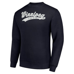 Winnipeg Jets Starter  Tailsweep City Pullover Sweatshirt - Navy - NHL 202215984