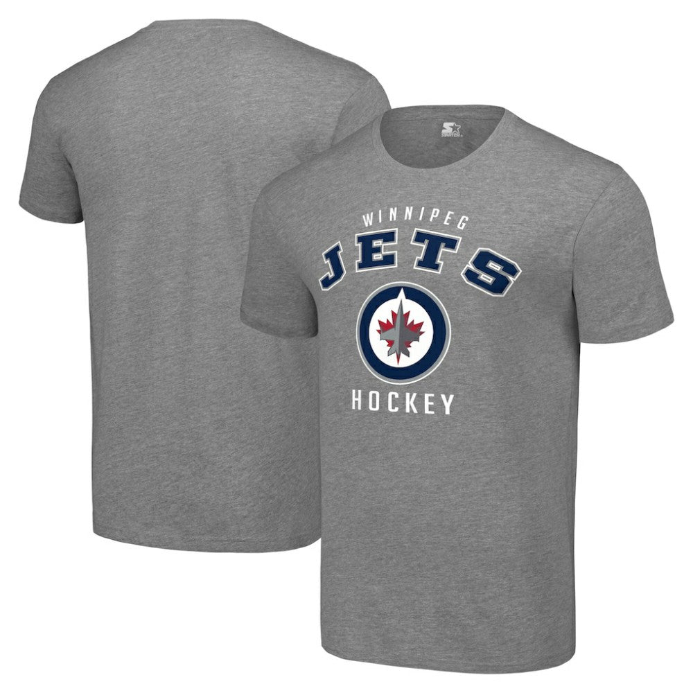 Winnipeg Jets Starter Logo T-Shirt - Heather Gray - NHL 202216098