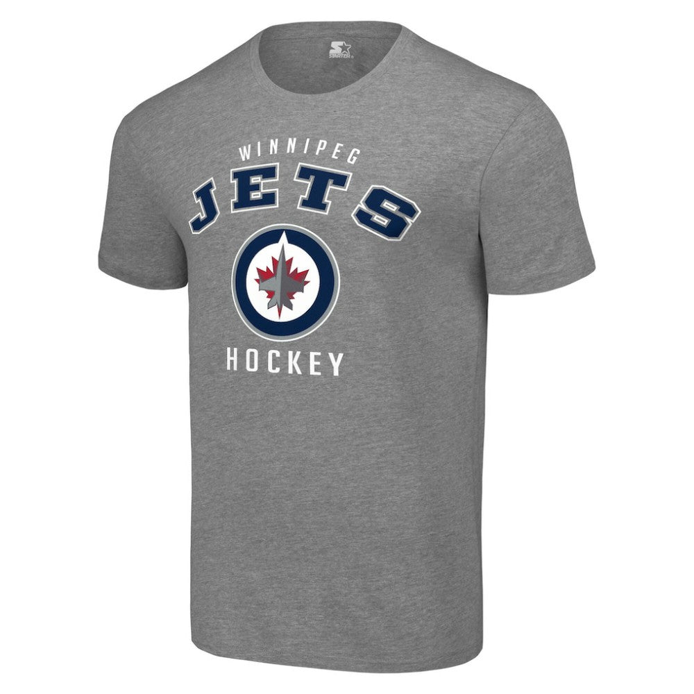 Winnipeg Jets Starter Logo T-Shirt - Heather Gray - NHL 202216098
