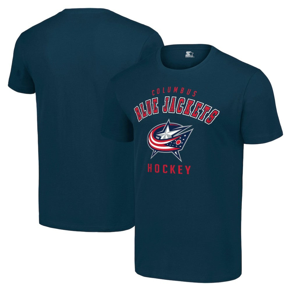 Columbus Blue Jackets Starter Logo T-Shirt - Navy - NHL 202216101