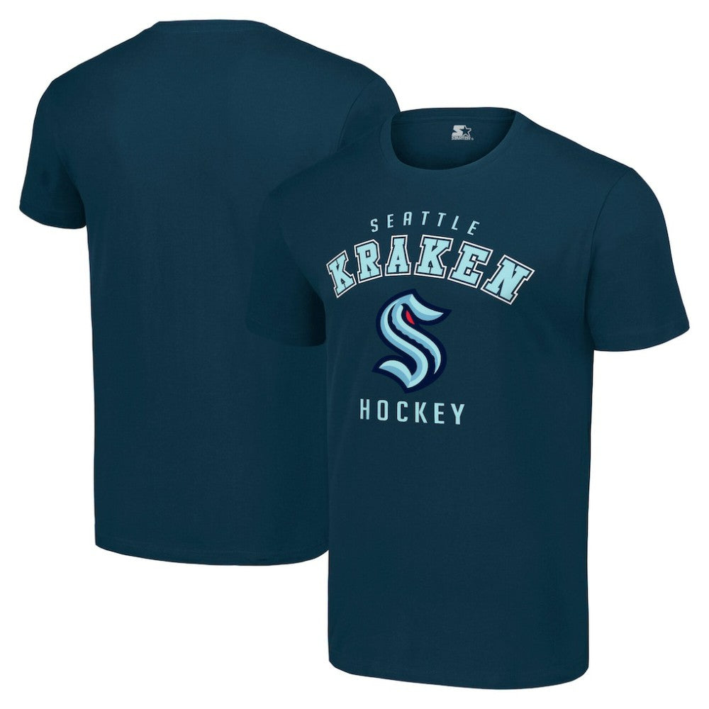 Seattle Kraken Starter Logo T-Shirt - Navy - NHL 202216105