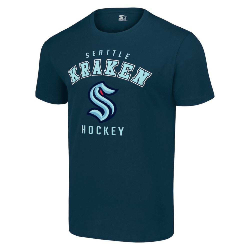 Seattle Kraken Starter Logo T-Shirt - Navy - NHL 202216105