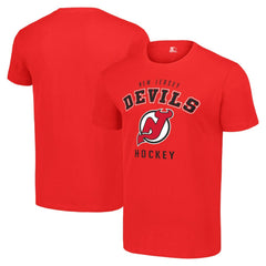New Jersey Devils Starter Logo T-Shirt - Red - NHL 202216117