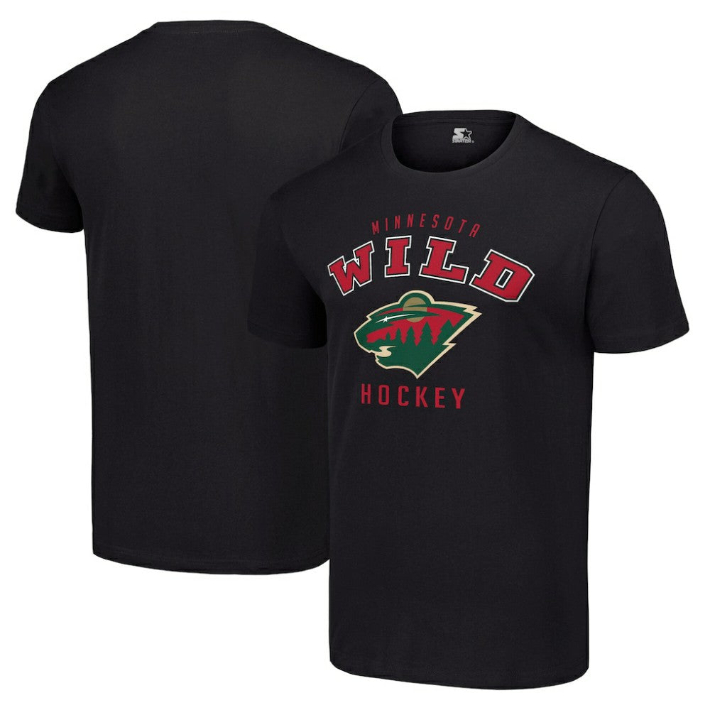 Minnesota Wild Starter Logo T-Shirt - Black - NHL 202216139