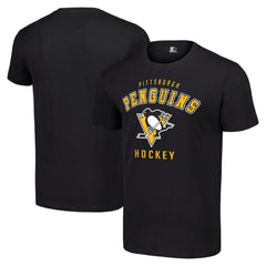 Pittsburgh Penguins Starter Logo T-Shirt - Black - NHL 202216144
