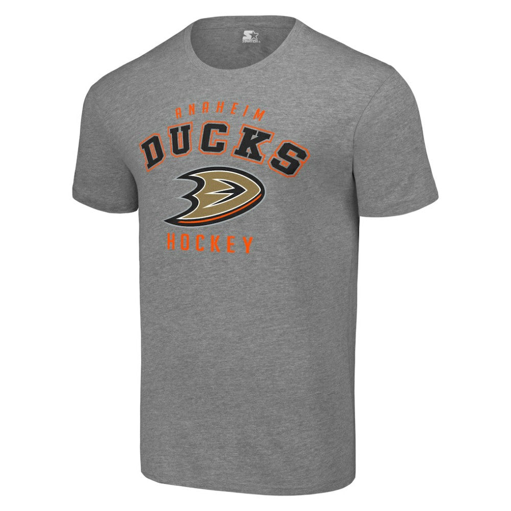 Anaheim Ducks Starter Logo T-Shirt - Heather Gray - NHL 202216148