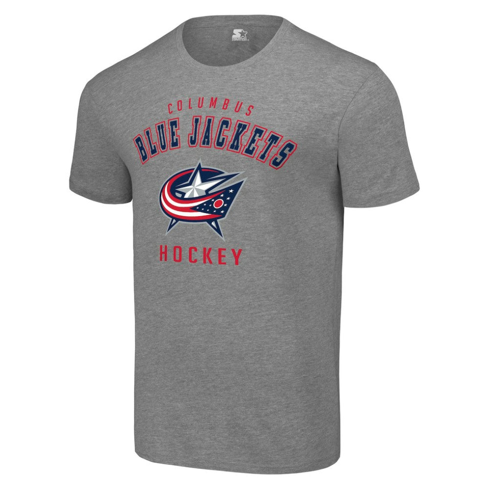 Columbus Blue Jackets Starter Logo T-Shirt - Heather Gray - NHL 202216155