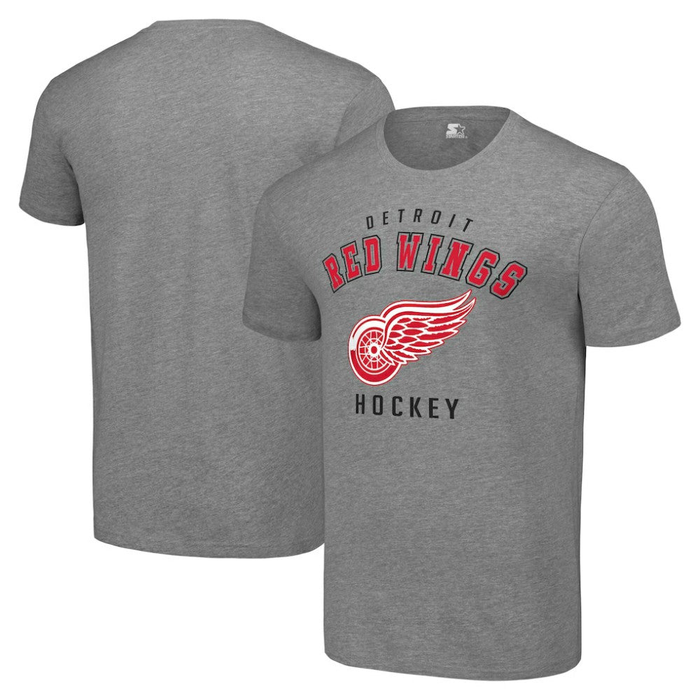 Detroit Red Wings Starter Logo T-Shirt - Heather Gray - NHL 202216157