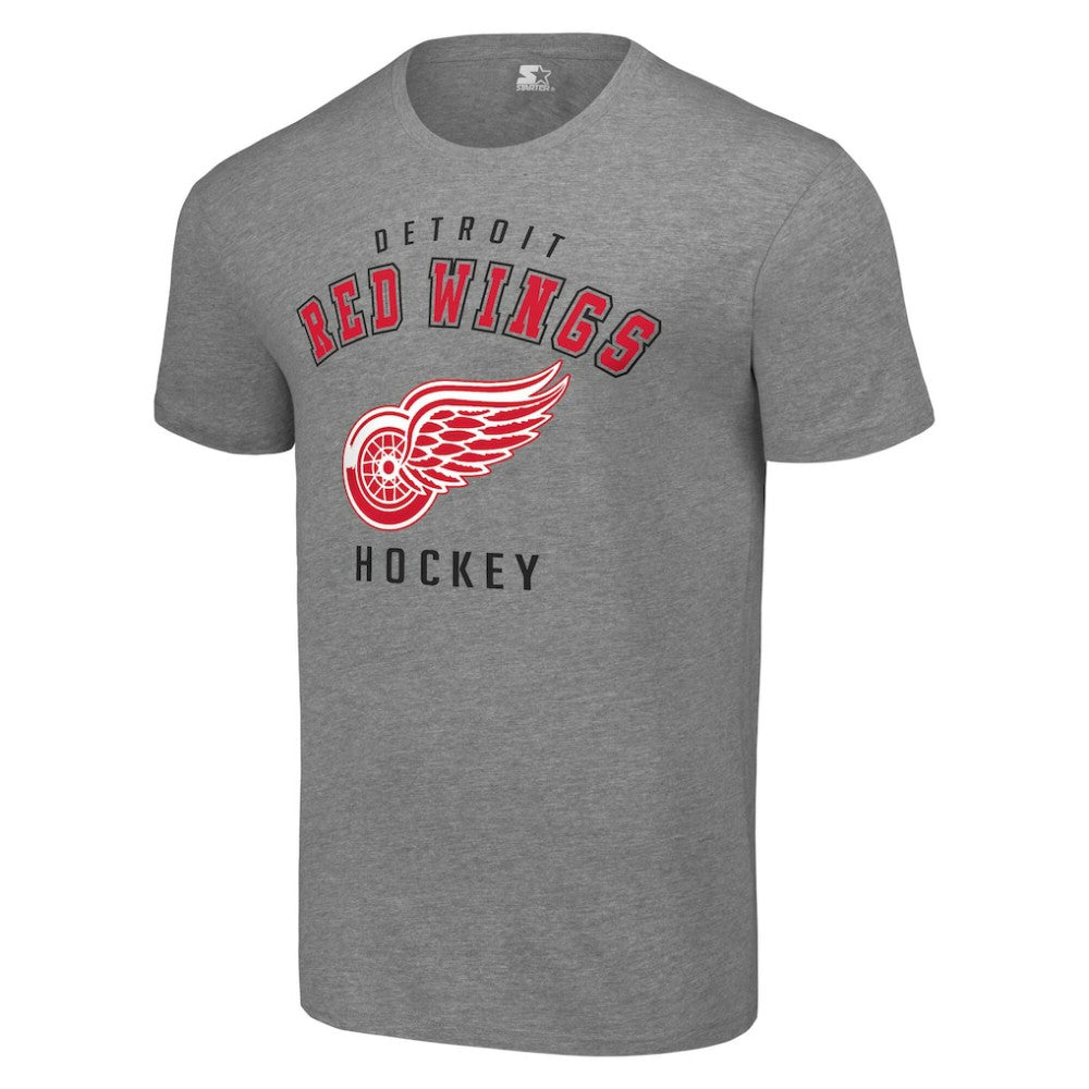 Detroit Red Wings Starter Logo T-Shirt - Heather Gray - NHL 202216157