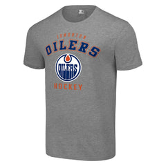 Edmonton Oilers Starter Logo T-Shirt - Heather Gray - NHL 202216158