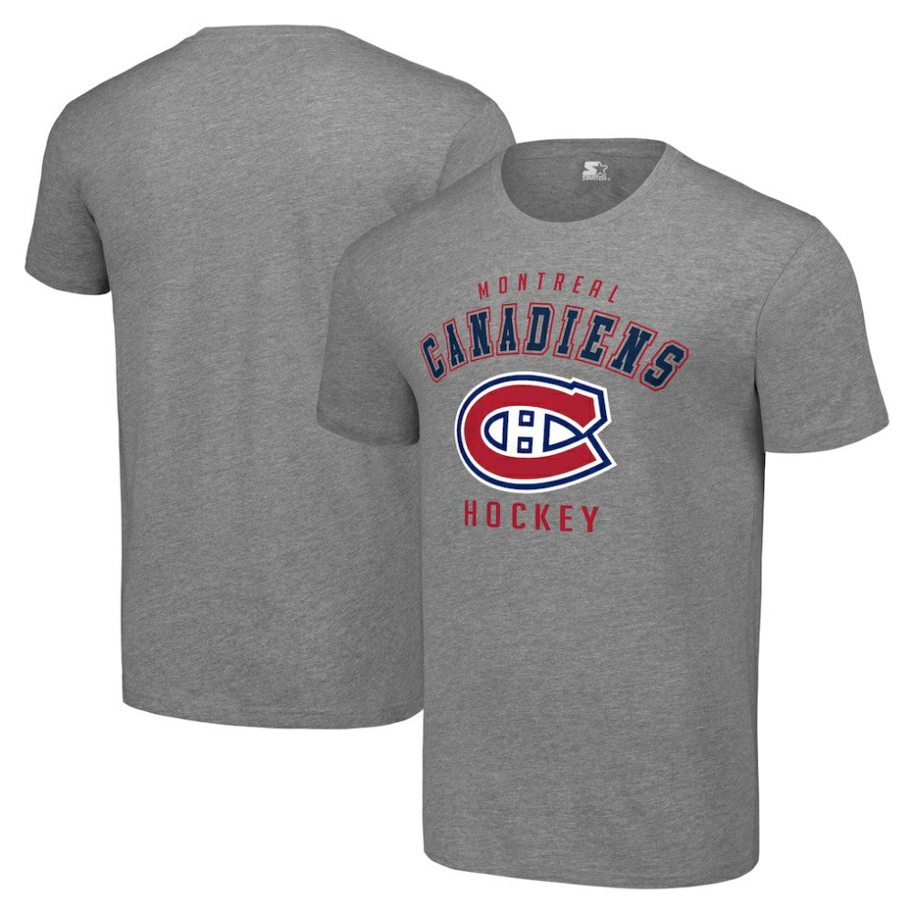 Montreal Canadiens Starter Logo T-Shirt - Heather Gray - NHL 202216162