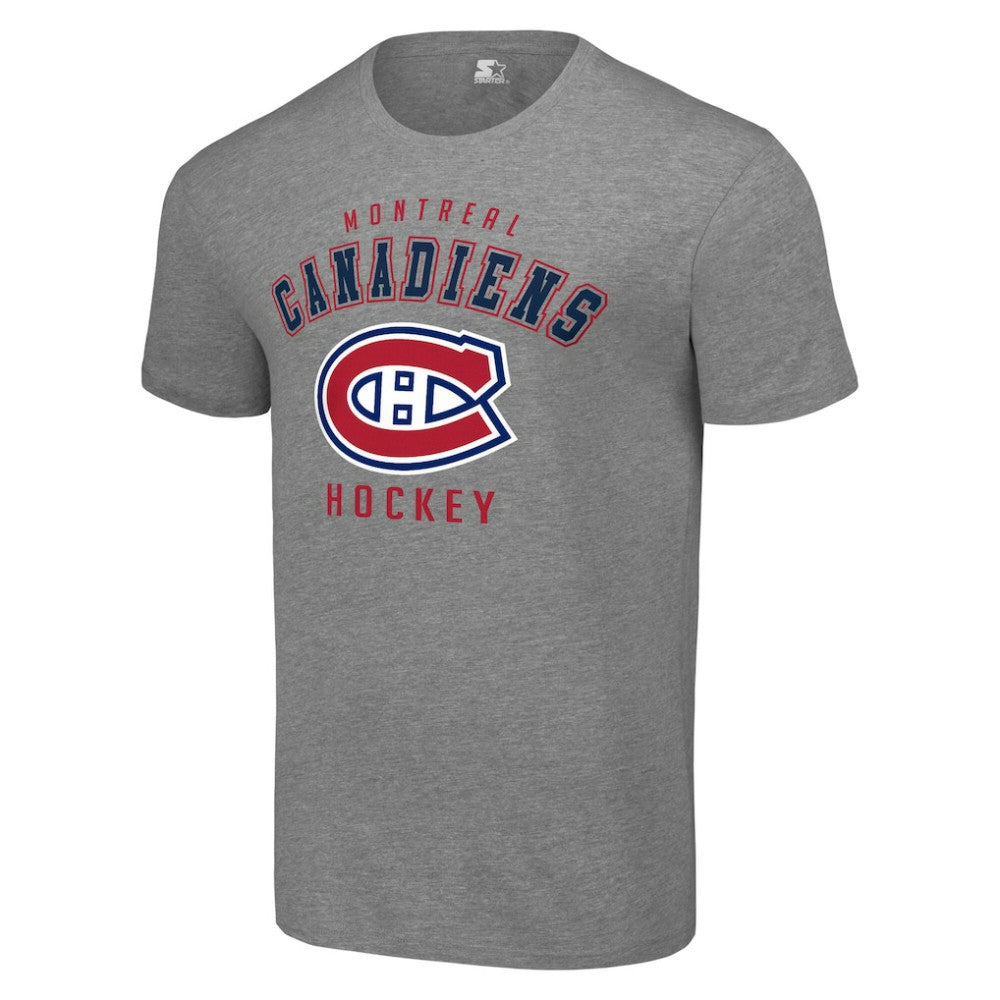 Montreal Canadiens Starter Logo T-Shirt - Heather Gray - NHL 202216162