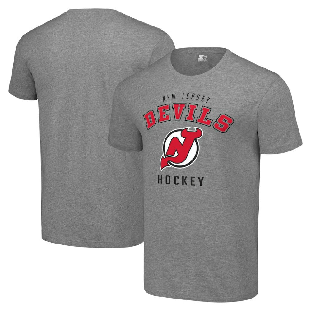 New Jersey Devils Starter Logo T-Shirt - Heather Gray - NHL 202216164