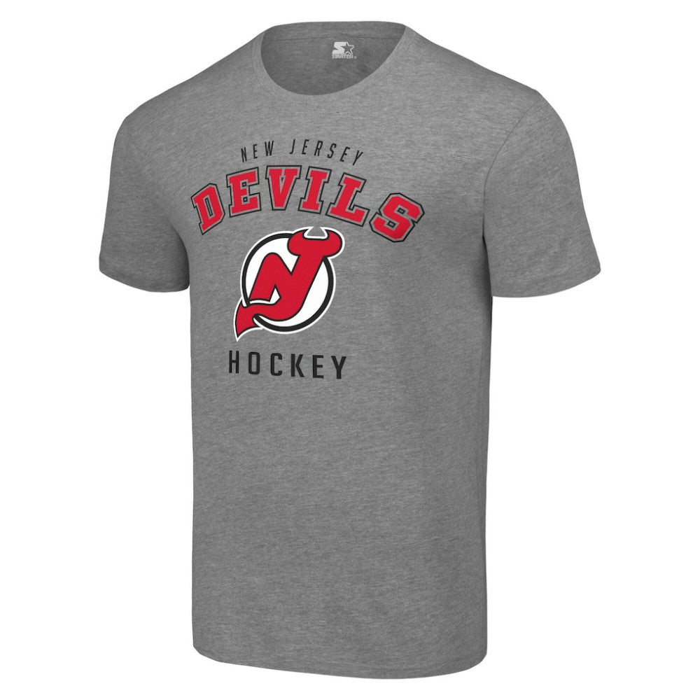 New Jersey Devils Starter Logo T-Shirt - Heather Gray - NHL 202216164