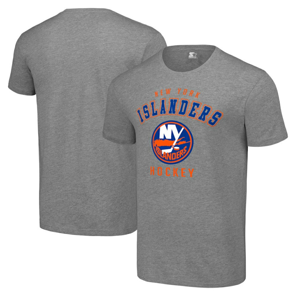 New York Islanders Starter Logo T-Shirt - Heather Gray - NHL 202216165