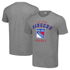 New York Rangers Starter Logo T-Shirt - Heather Gray - NHL 202216166