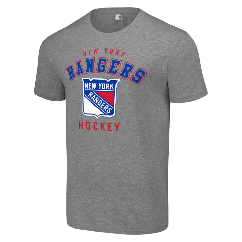 New York Rangers Starter Logo T-Shirt - Heather Gray - NHL 202216166