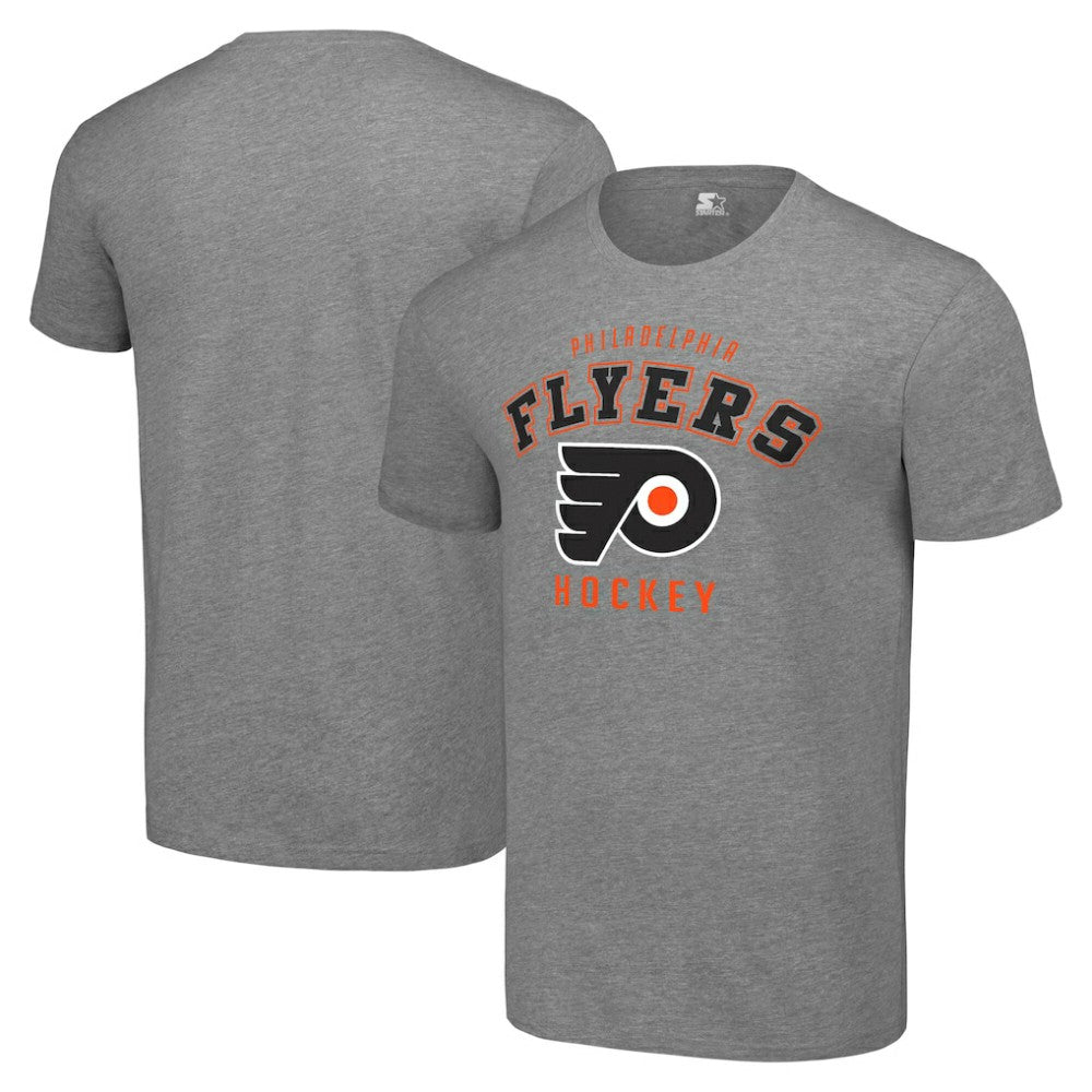 Philadelphia Flyers Starter Logo T-Shirt - Heather Gray - NHL 202216168