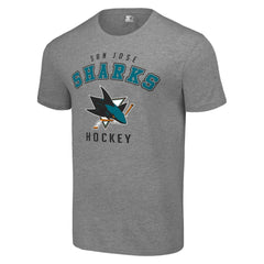 San Jose Sharks Starter Logo T-Shirt - Heather Gray - NHL 202216171