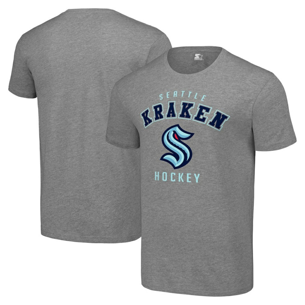 Seattle Kraken Starter Logo T-Shirt - Heather Gray - NHL 202216172