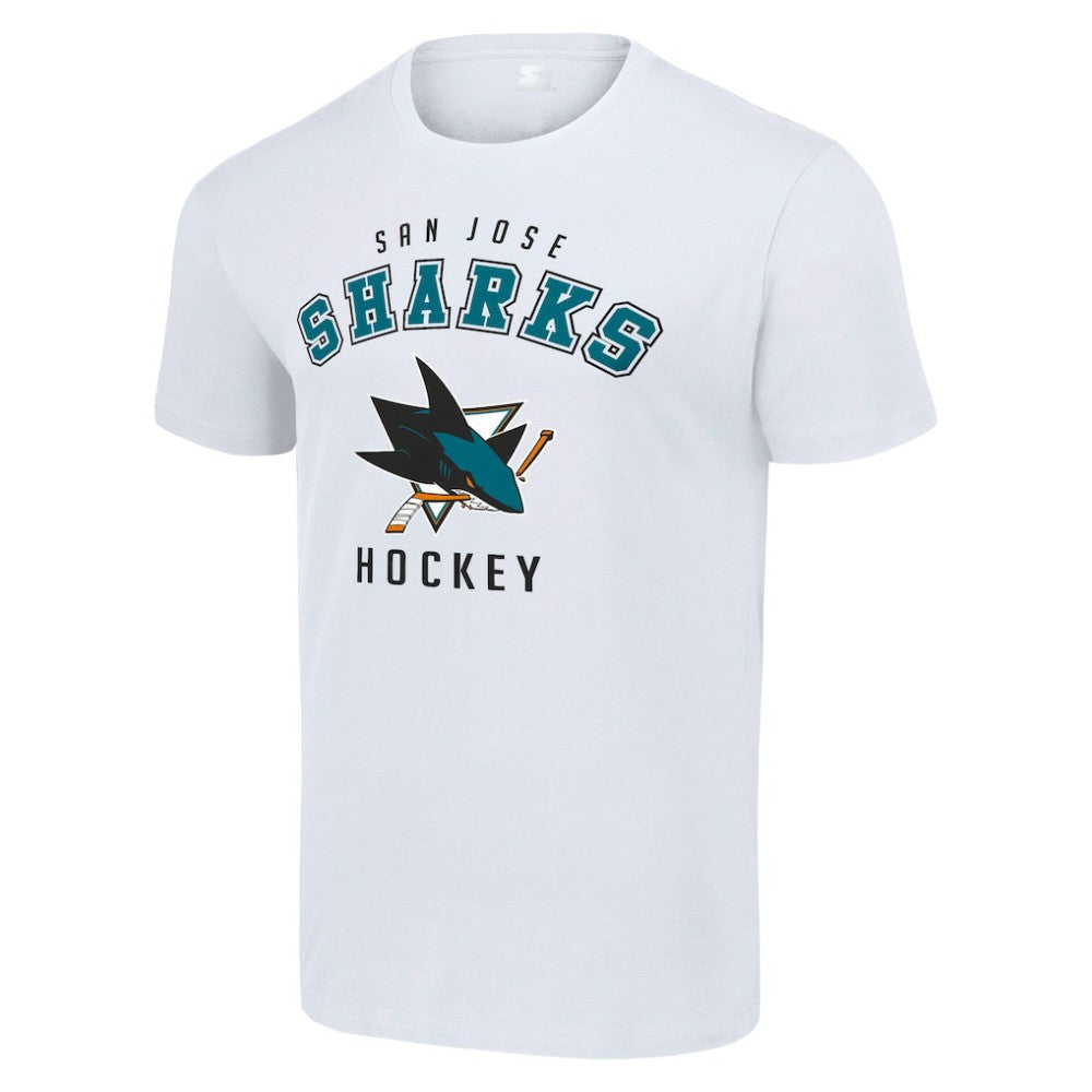 San Jose Sharks Starter Logo T-Shirt - White - NHL 202216188