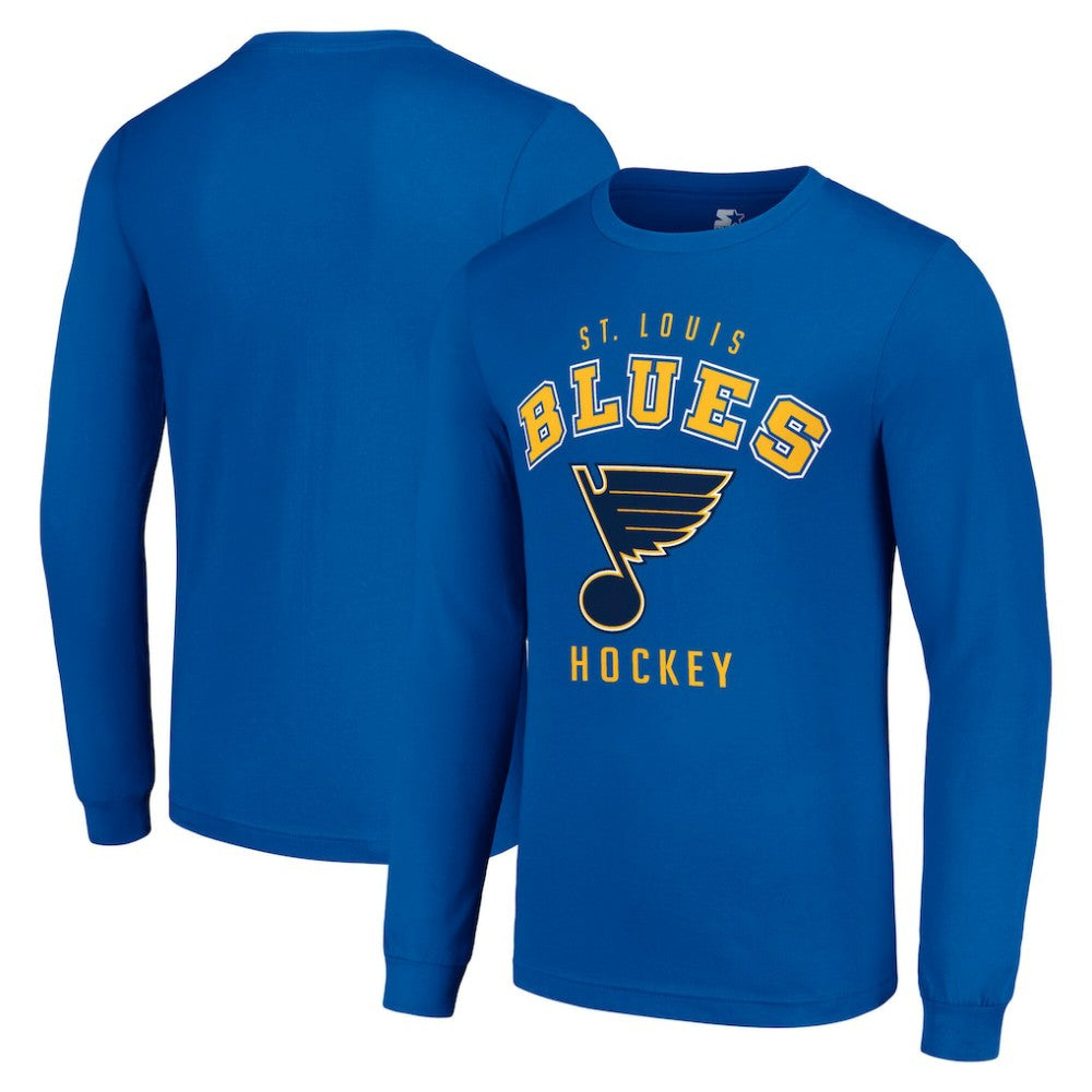 St. Louis Blues Starter Logo Long Sleeve T-Shirt - Royal - NHL 202216196