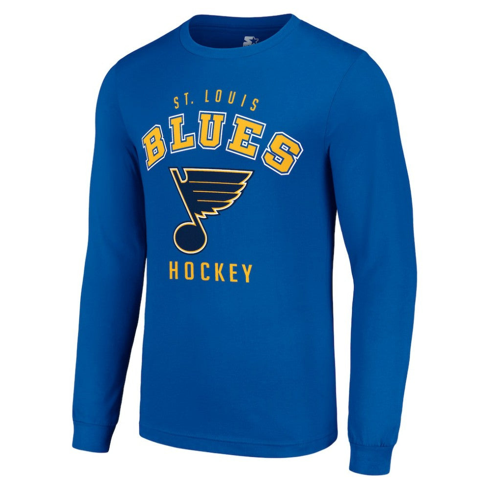 St. Louis Blues Starter Logo Long Sleeve T-Shirt - Royal - NHL 202216196