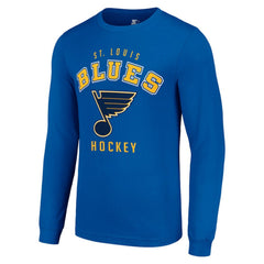 St. Louis Blues Starter Logo Long Sleeve T-Shirt - Royal - NHL 202216196