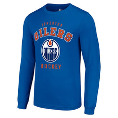 Edmonton Oilers Starter Logo Long Sleeve T-Shirt - Royal - NHL 202216198