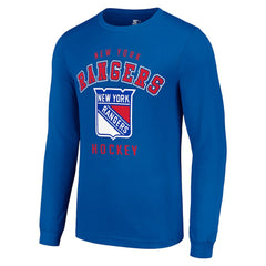 New York Rangers Starter Logo Long Sleeve T-Shirt - Royal - NHL 202216200