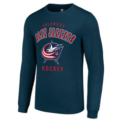 Columbus Blue Jackets Starter Logo Long Sleeve T-Shirt - Navy - NHL 202216201