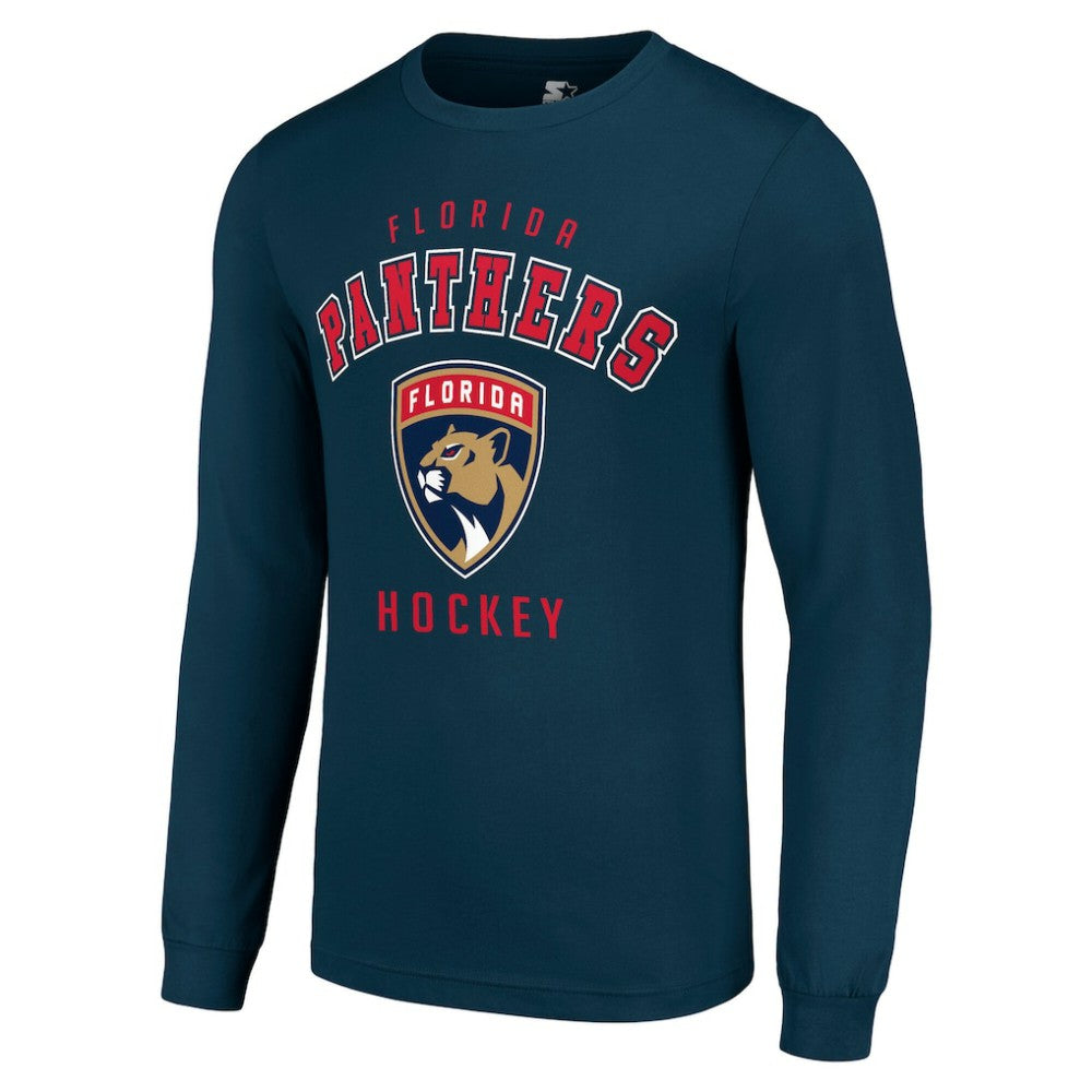 Florida Panthers Starter Logo Long Sleeve T-Shirt - Navy - NHL 202216204