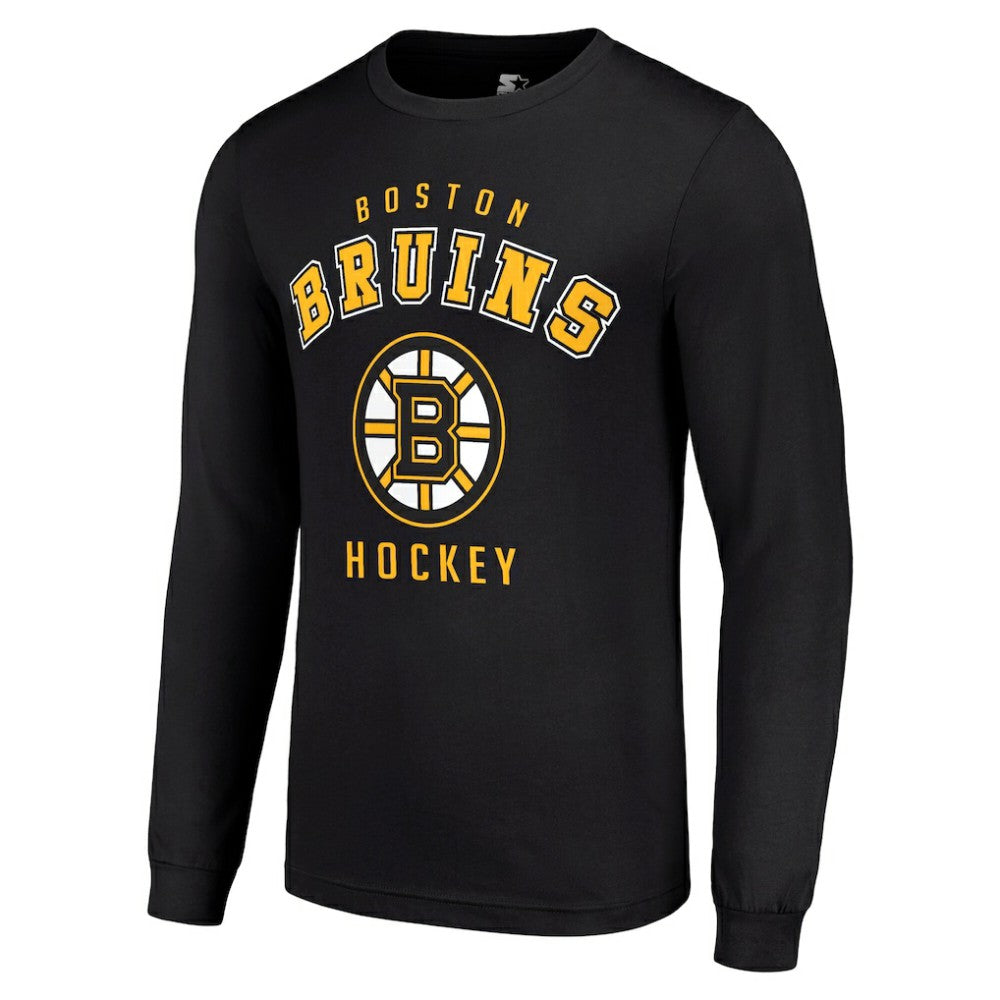 Boston Bruins Starter Logo Long Sleeve T-Shirt - Black - NHL 202216205