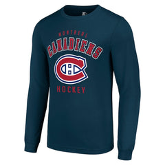 Montreal Canadiens Starter Logo Long Sleeve T-Shirt - Navy - NHL 202216206